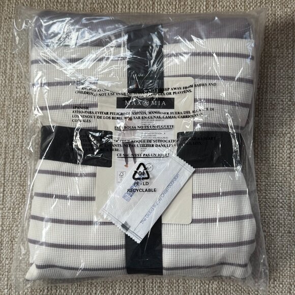 Max and Mia Ladies Waffle Knit Lounge Set New with Tags - Picture 5 of 5